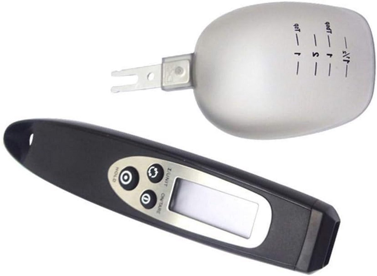 Digitale keukenweegschaal met maatlepel 30 ml, doseerlepel tot 300 g