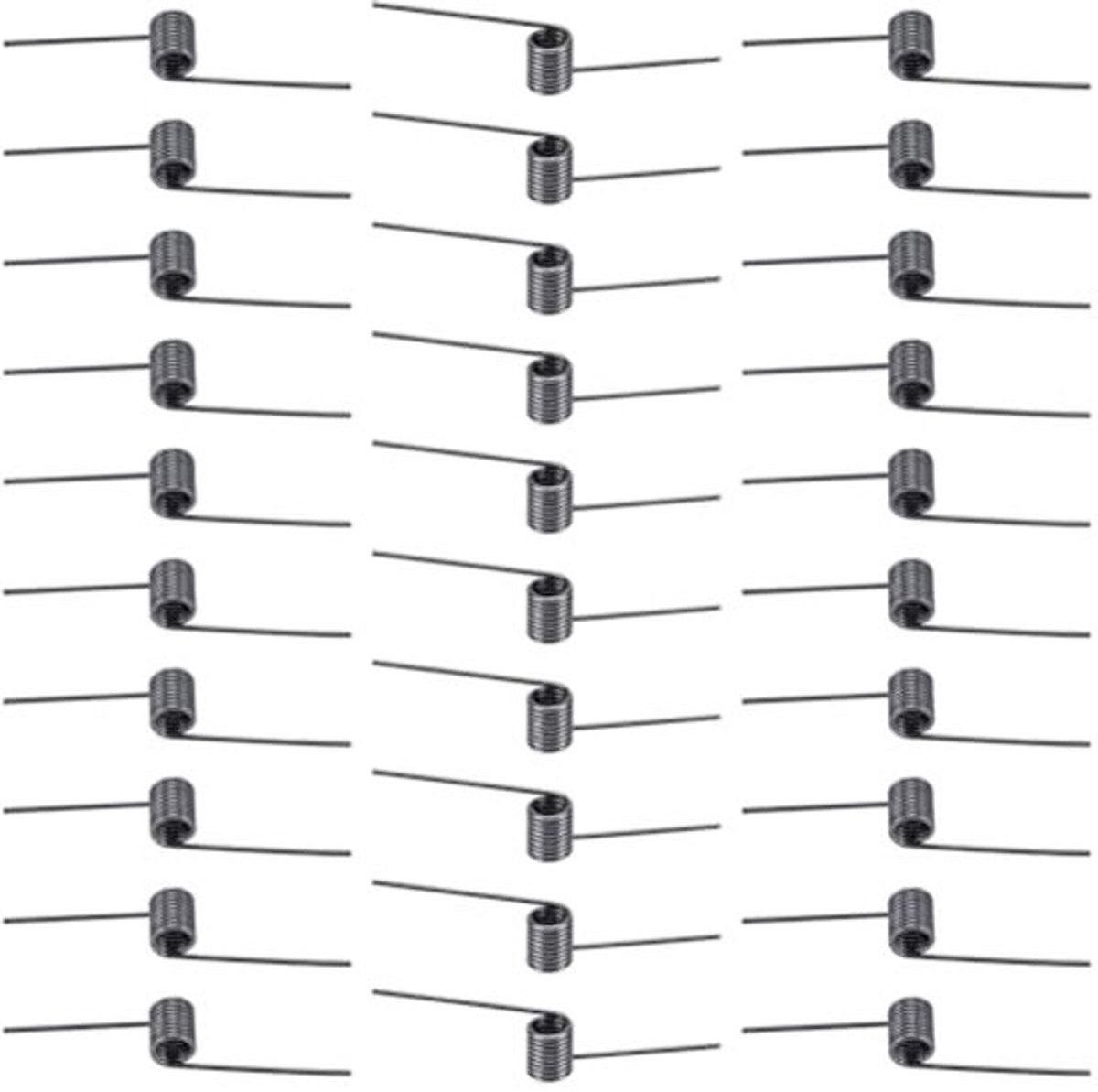 30 stuks Torsieveren 70 x 9 mm - 304 Roestvrij Staal - 6 Omwentelingen
