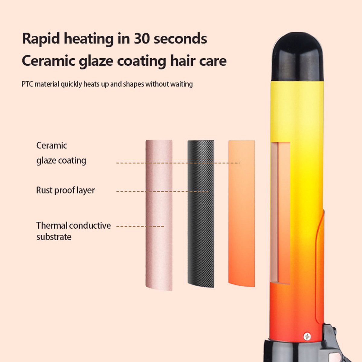 Stroom Commerce Automatische Krultang met Roterende Functie - afbeelding 3