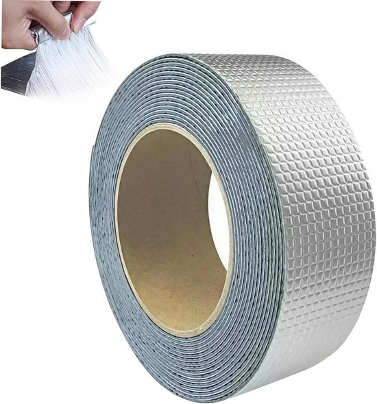 LLPT Waterdichte butyltape, wit, dakreparatieband, zelfklevend, bitumen