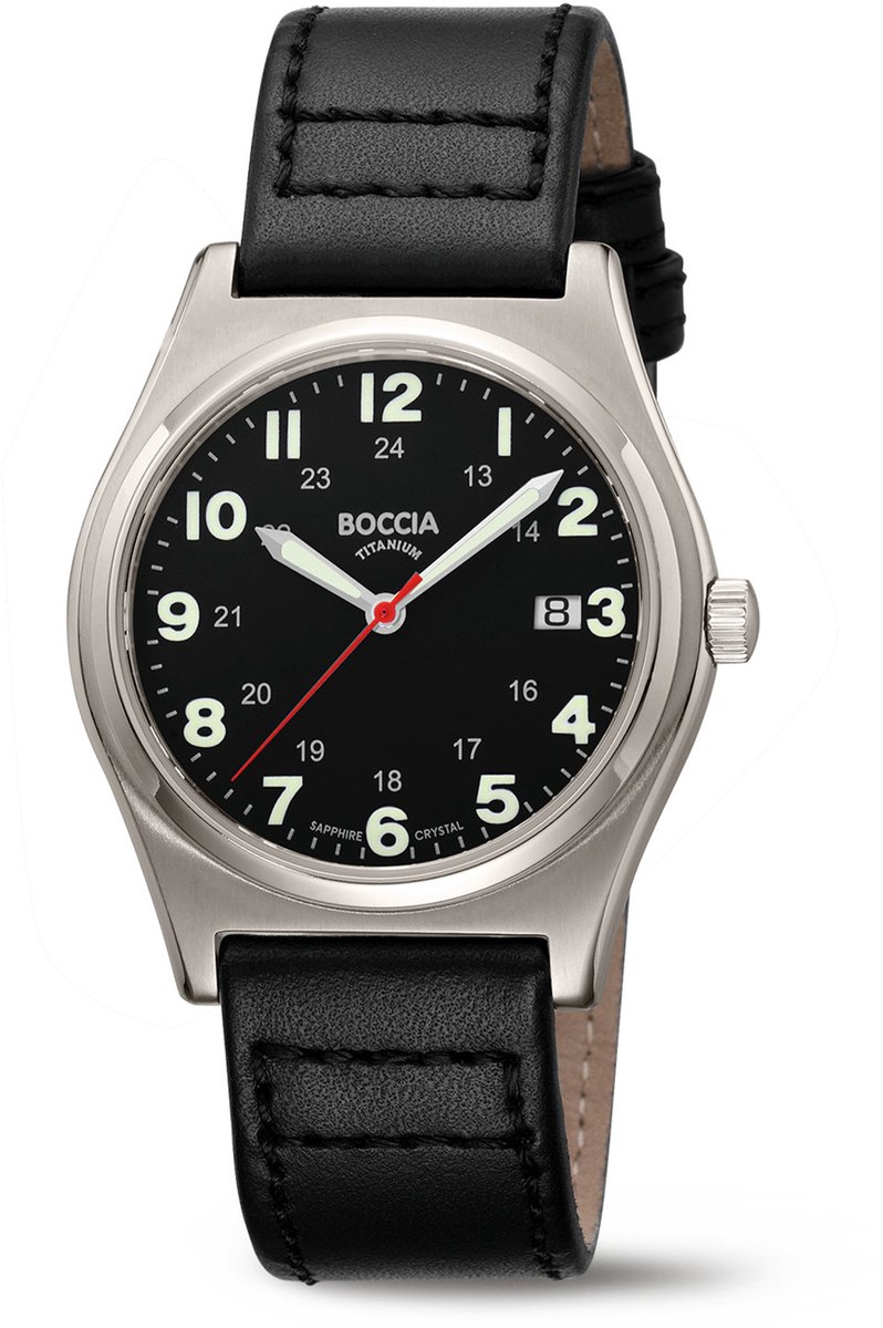 Boccia Titanium 3674-01 Heren Horloge
