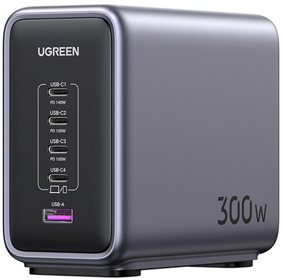 Ugreen Nexode 300W USB C oplader Ga...
