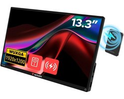 Verbatim 13" WUXGA, Touch, IPS, incl. Power Bank 5000mAh, Portable Screen