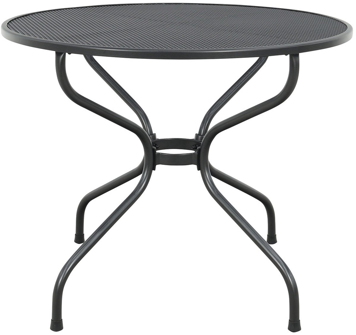 Royal Garden strekmetaal tuintafel rond - Ø90 cm. - Antraciet