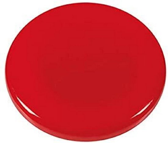 Magneet Sticker Rond Rood 10x Ronde Zelfklevende Magneten - 30mm - Rood - Sterk Huis ...