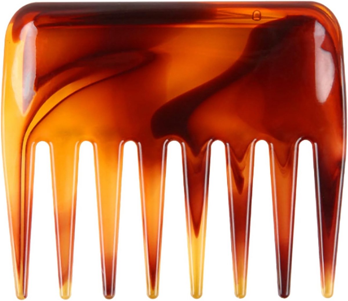 Professionele Heren Tondeuse Kam voor Haar en Baard - Styling en Ontklitten (Amber)