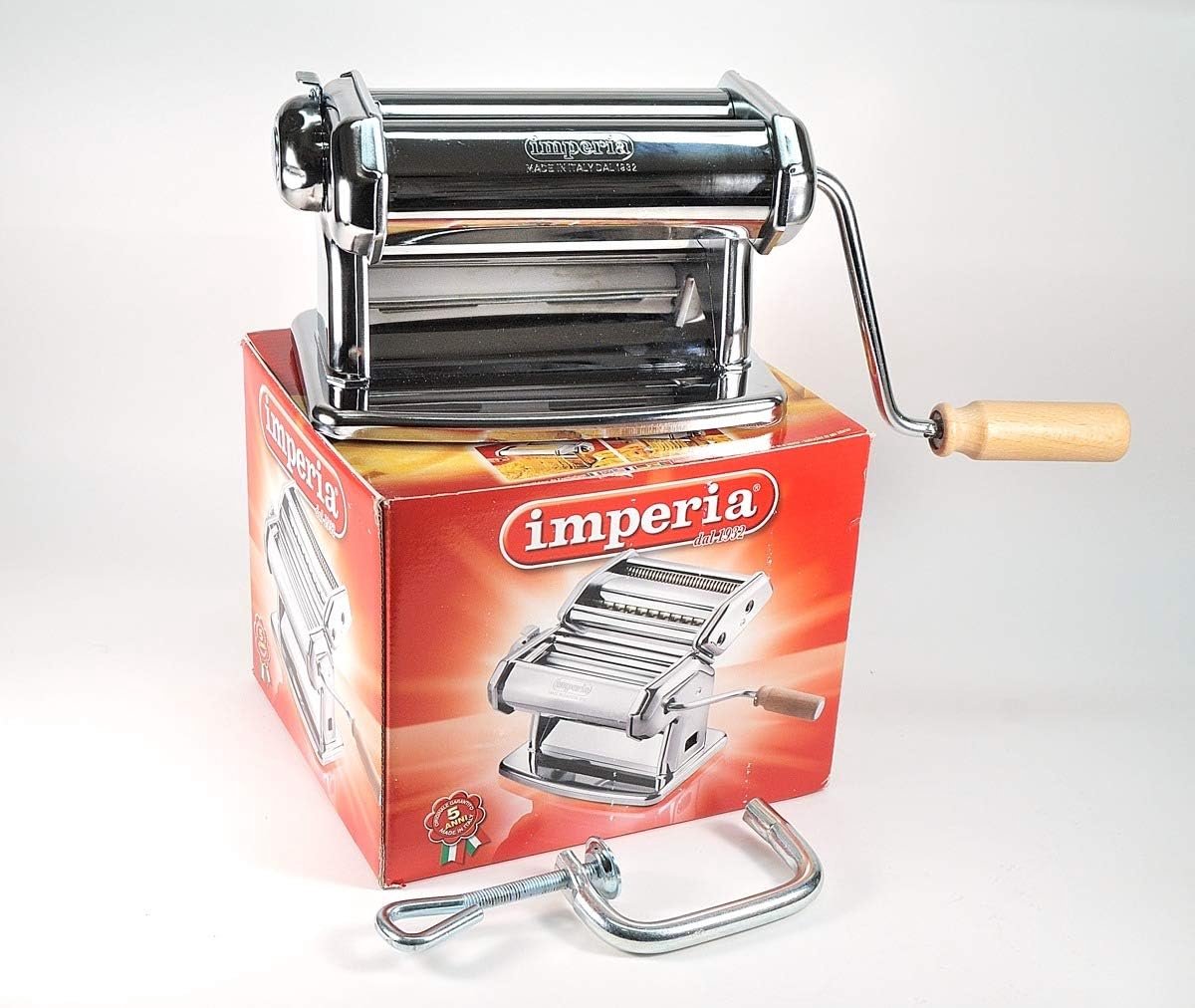 Pastamachine RVS voor Lasagne, Fettuccini & Tagliatelle - Handmatig Pastadeeg Maken