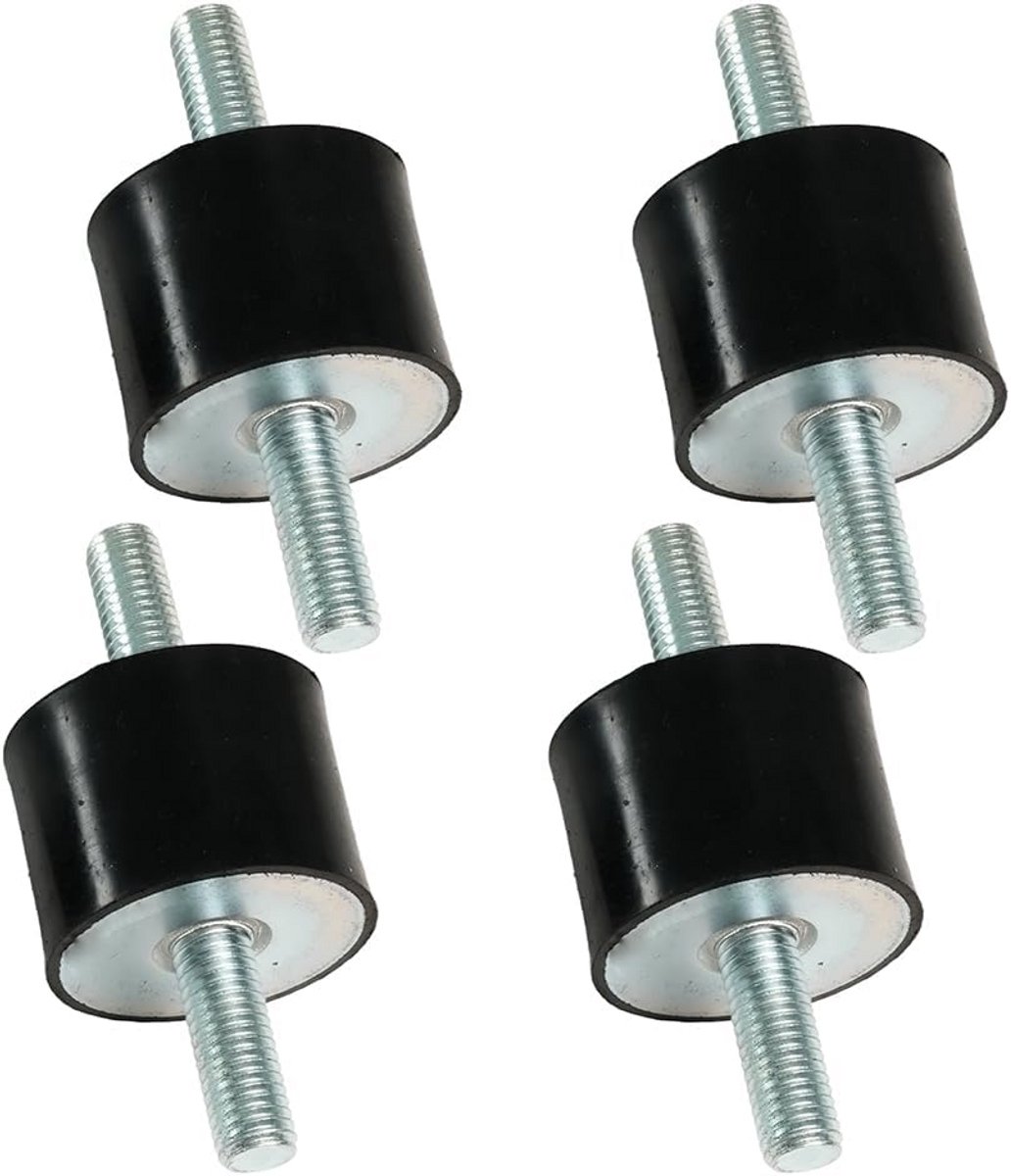 4x Trillingsdempers M10 Rubber Schokdempers Silentblokken voor Machines en Voertuigen
