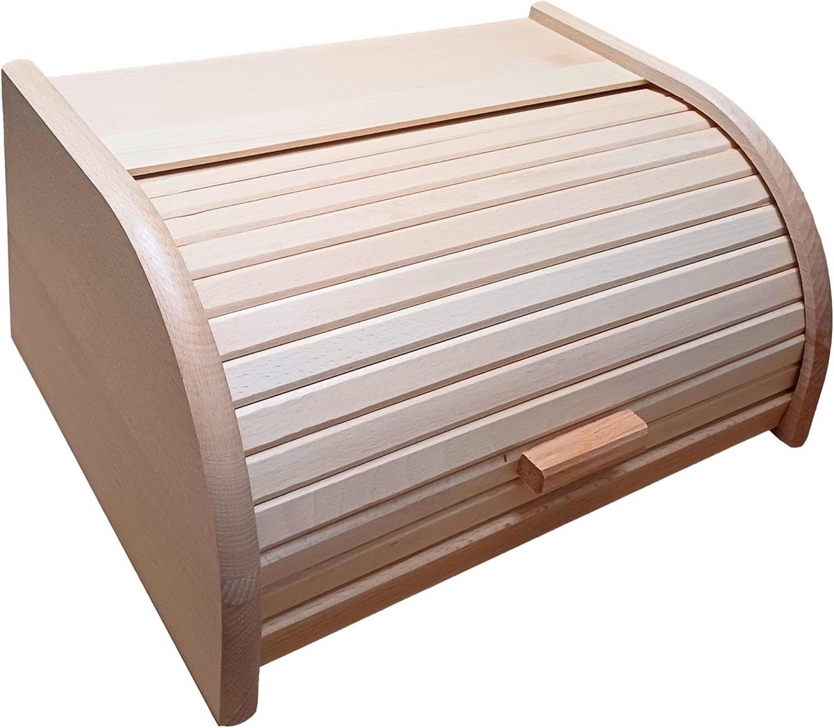 Broodtrommel Hout met Roldeur of Drop-Down Deur - Voor Vers Brood