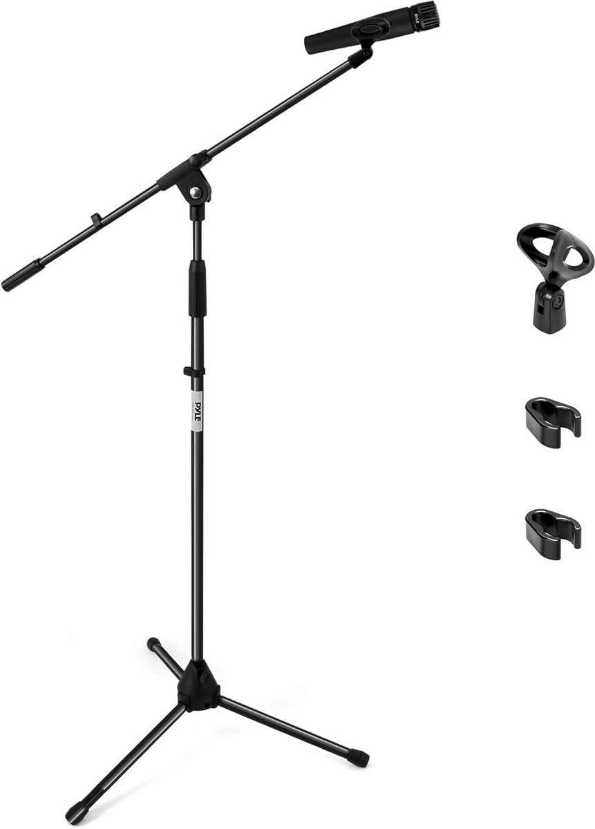 Verstelbare Microfoon Standaard - Inklapbaar en Universeel voor Studio en Optreden