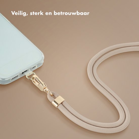 Selencia Cordon téléphonique universel - Chaîne téléphonique Universel - Beige