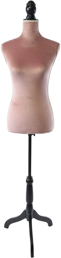 Paspop dames - verstelbaar 130-167 cm - maat 36/38 - donkerroze