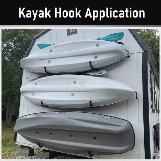 2 STÜCK KAJAK Lagerung Rack Garage Haken Kanu Aufhänger Surfbrett