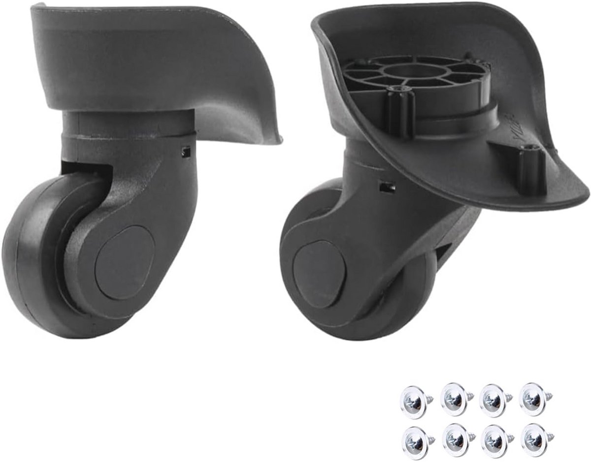 Draaibare PVC Koffer Wielen Vervanging - Universele Spinner Wielen voor Bagage