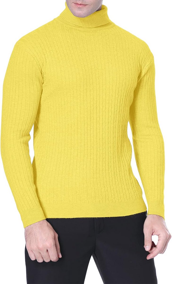 Casual Slim Fit Coltrui voor Heren met Draaipatroon