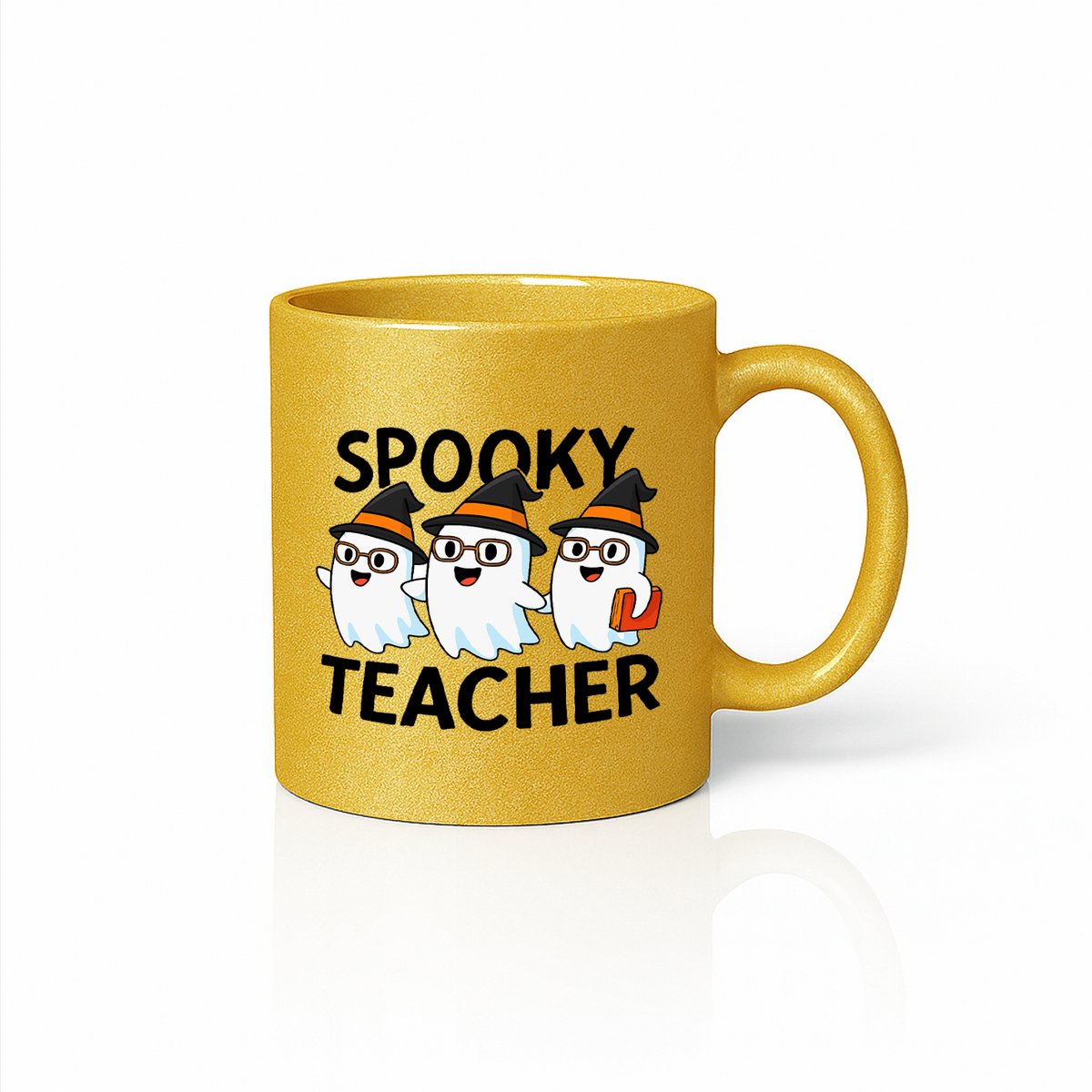 Spooky Teacher Mok – Schattige Halloween Spookjes 330 ml Koffiebeker voor Leerkrachten