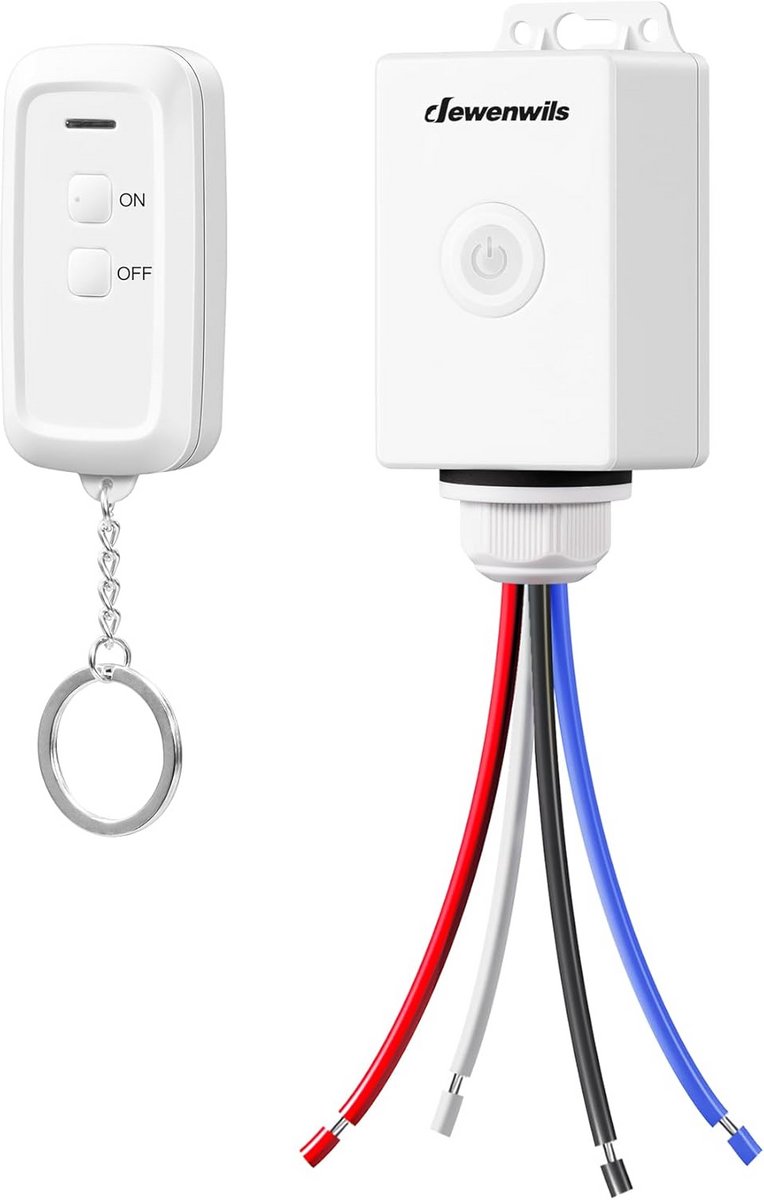 Draadloze Buitenlichtschakelaar met Afstandsbediening IP65 Waterdicht