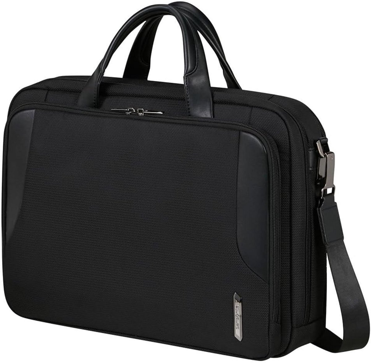 Laptoptas voor 15.6 inch met expandeerbare functie, Zwart