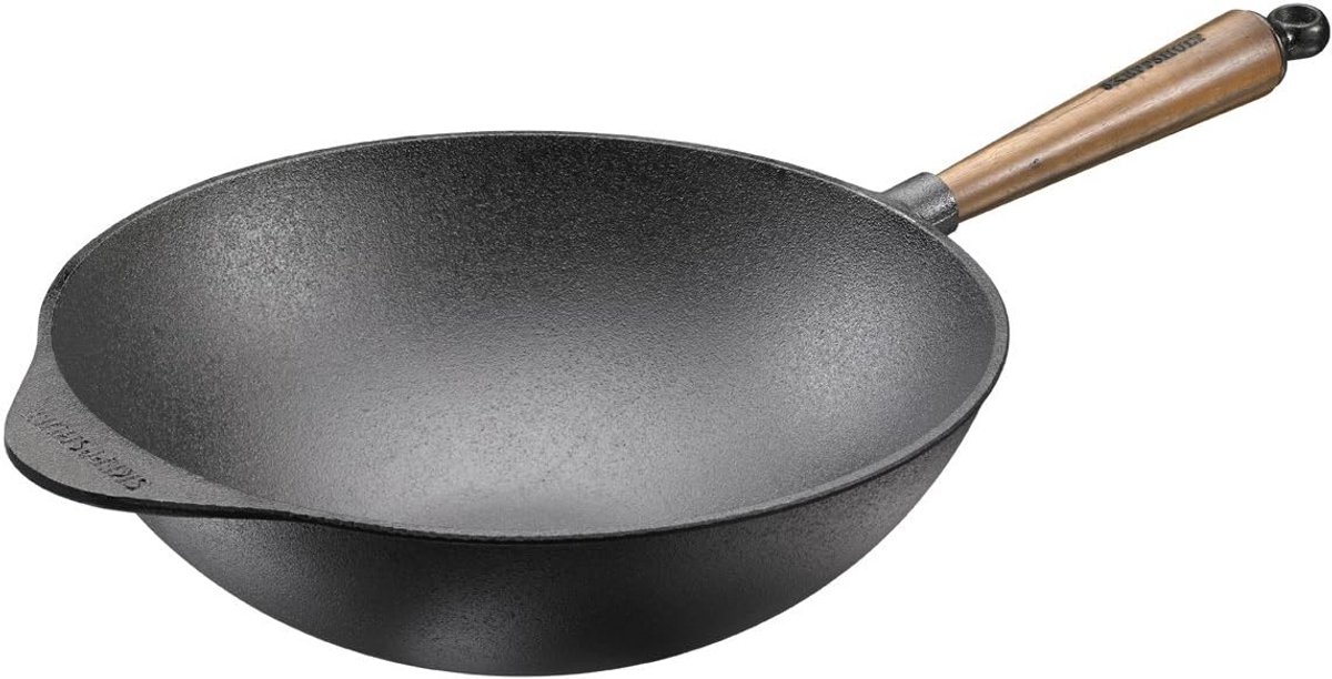 32 cm Wokpan van Gietijzer
