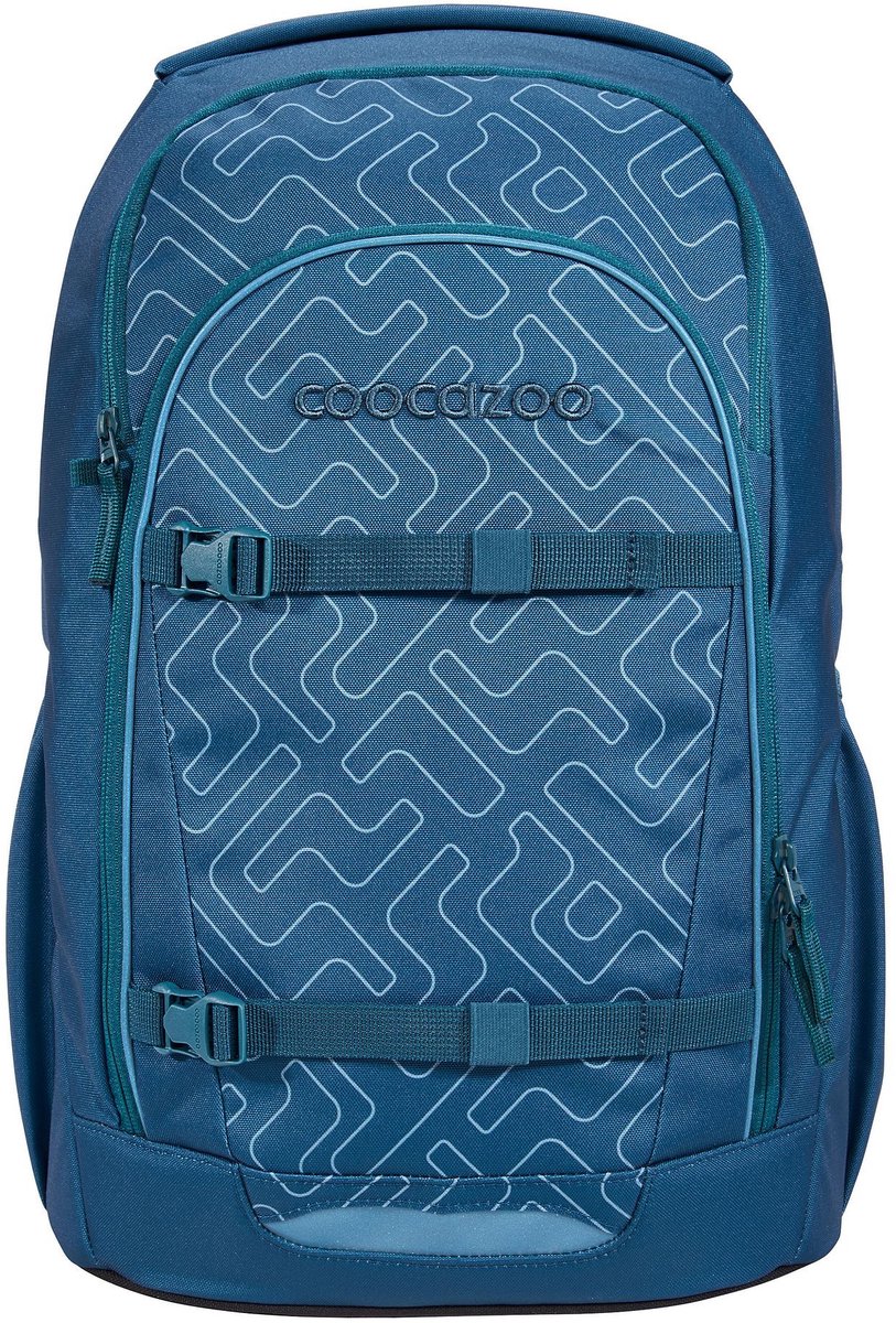 coocazoo Schoolrugzak Every School Backpack Blue Maze Blauw