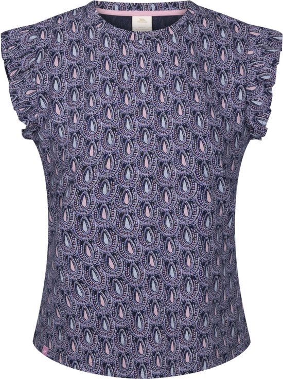 Trespass Damen T-Shirt Salma Casual Tshirt Navy Print-M