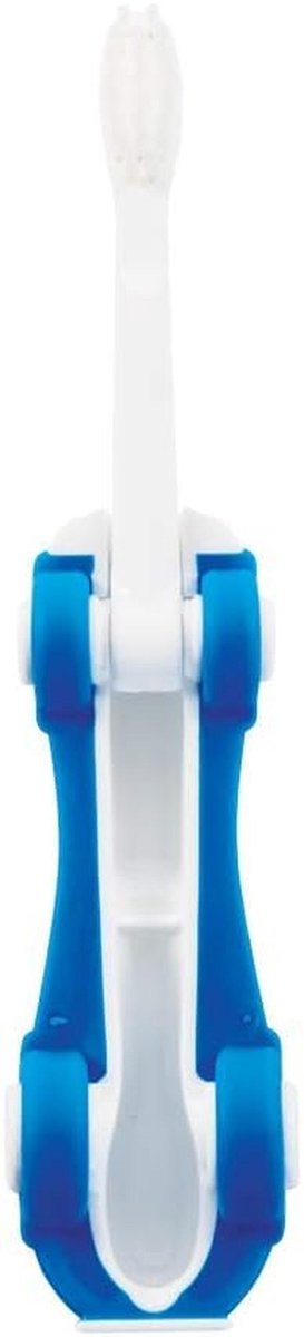 Opvouwbare Baby Peuter Tandenborstel Blauw