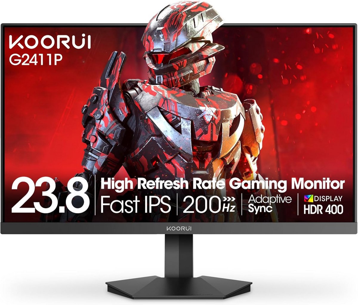 24 Inch Gaming Monitor 200Hz IPS Full-HD 1ms Adaptive Sync VESA