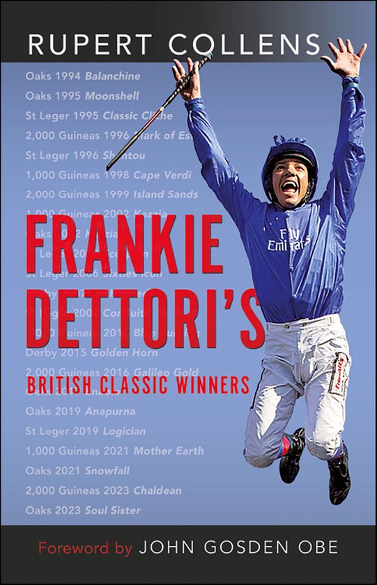 Frankie Dettori's British Classic Winners - cover