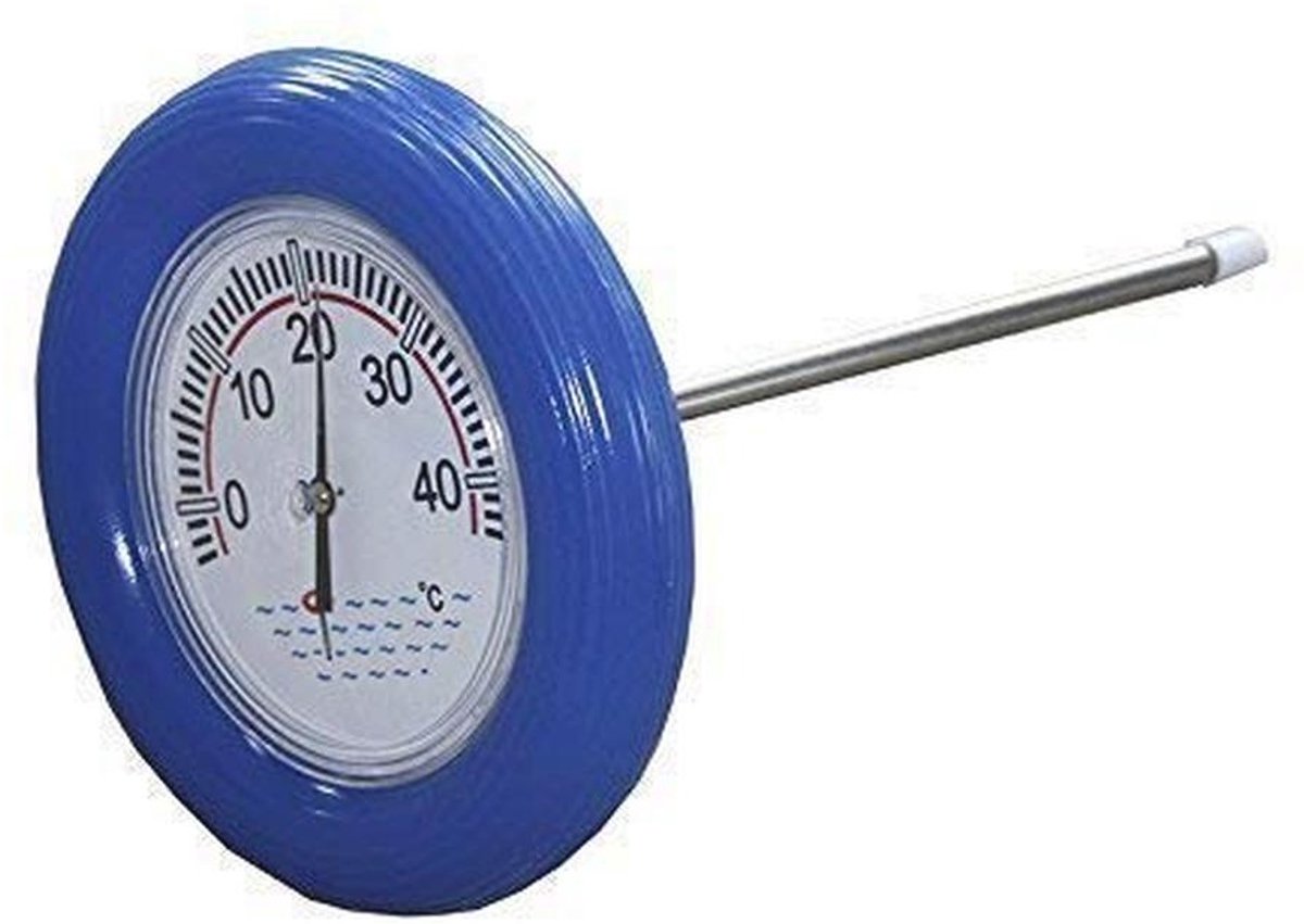Zwembadthermometer met Zwemring - Ronde Thermometer voor Buitengebruik