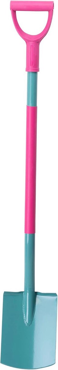 Tuinschep voor dames - Ergonomische D-greep, metalen en kunststof platte spade voor tuinieren