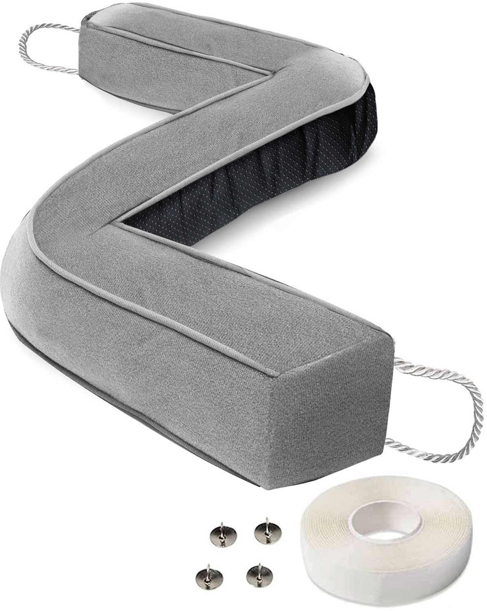 IMPERATORIS® Tochtstrip - Zelfklevende Tochtband - Isolatietape voor Ramen en Deuren - Bescherming Tegen Kou en Geluid - 90 cm - Grijs