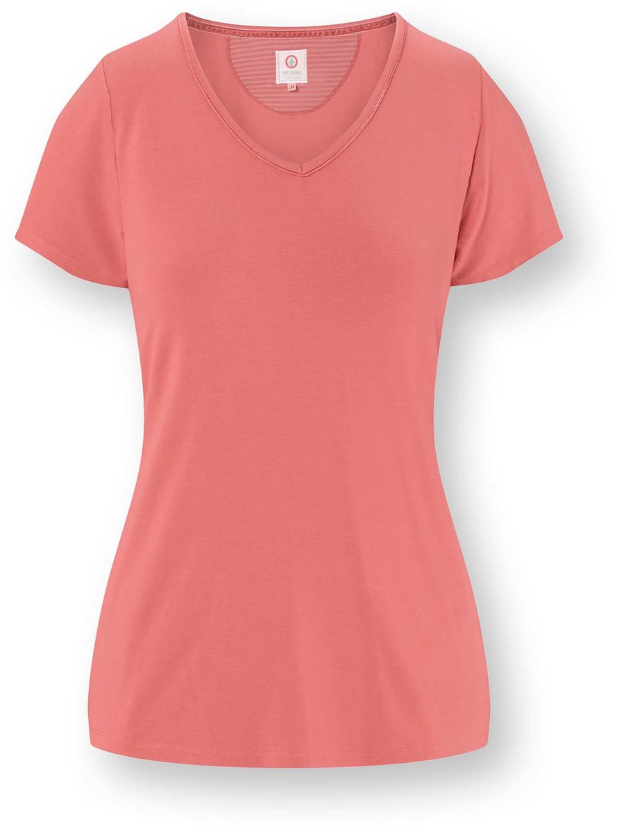 Pip Studio - Toy Pyjama t-shirt - Korte mouw Dames - Loungewear - Solid - Roze - L