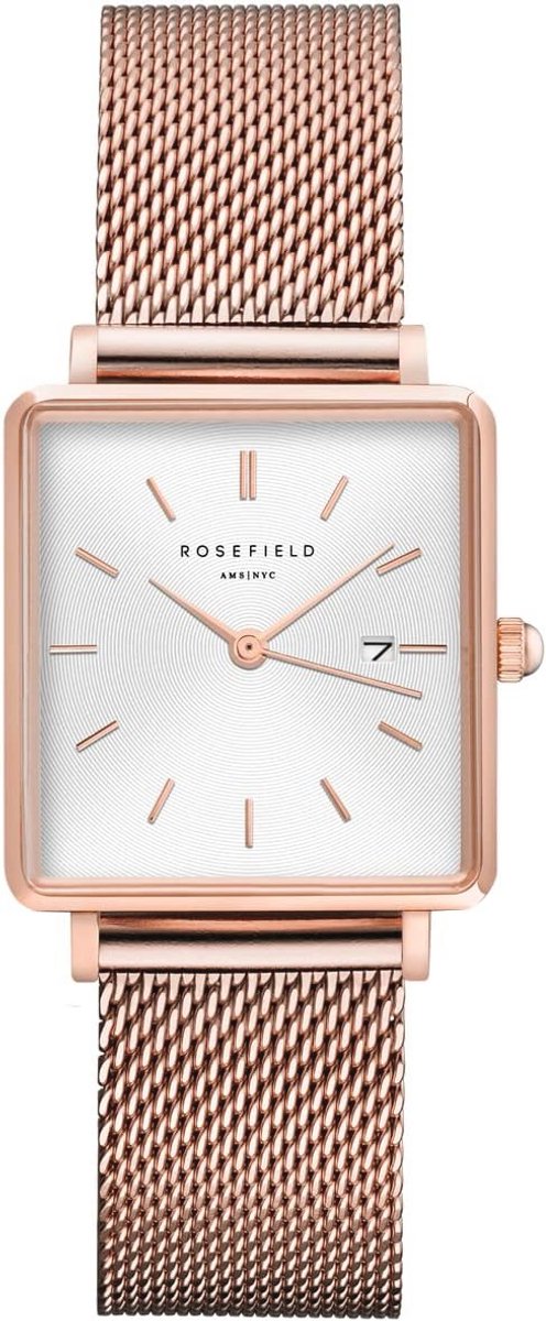 Dames Horloge - Roze Goud Ø26 X 28 mm - Stijlvol en Elegant