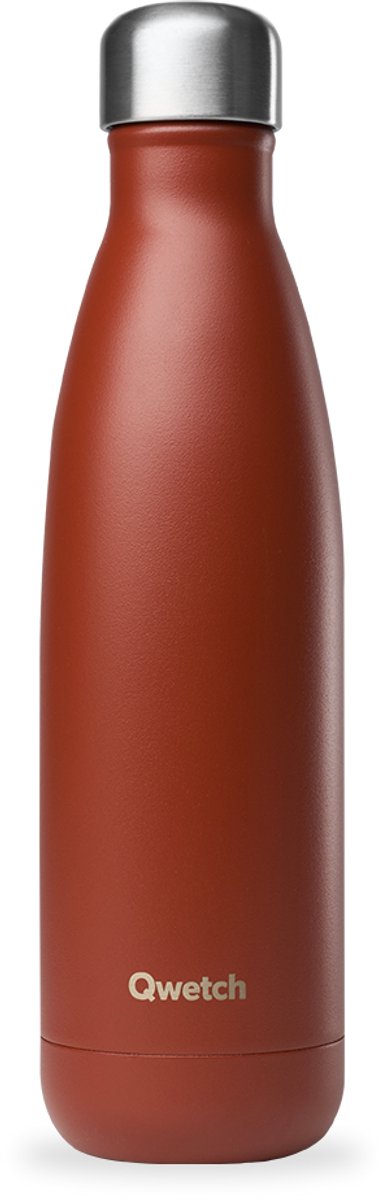 Qwetch - Isothermische fles - Originals Matt Terracotta- 500ml