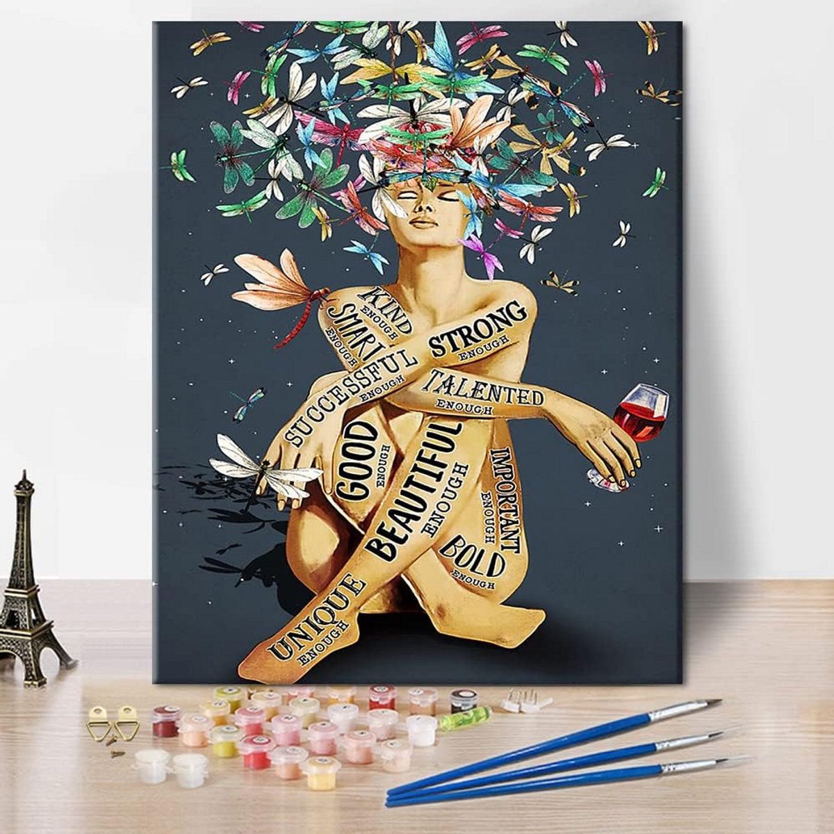 Verf op nummers voor volwassenen - Kleurrijke canvas kunst voor beginners - Home decoratie 40 x 50 cm
