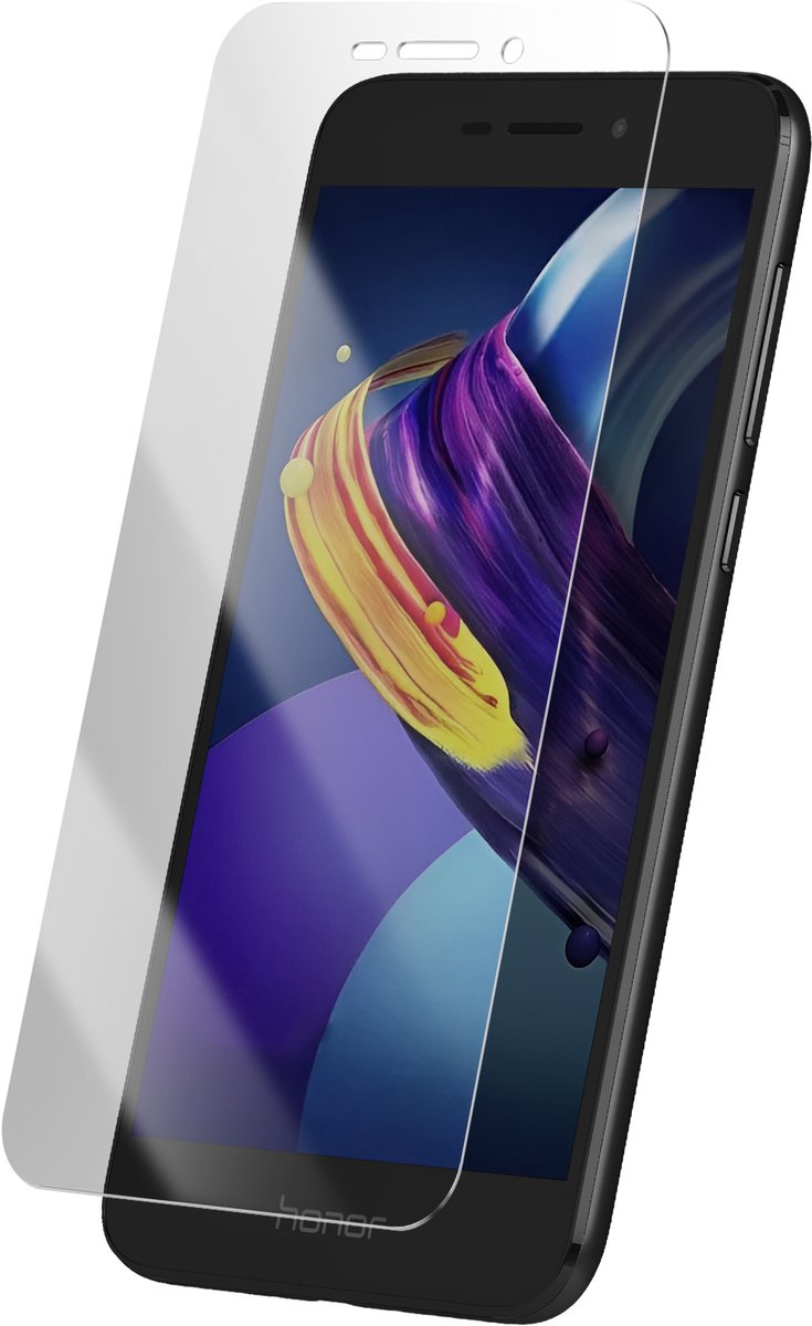 Avizar Gehard glas Geschikt voor Honor 6C Pro hardheid 9H anti-kras, Transparant