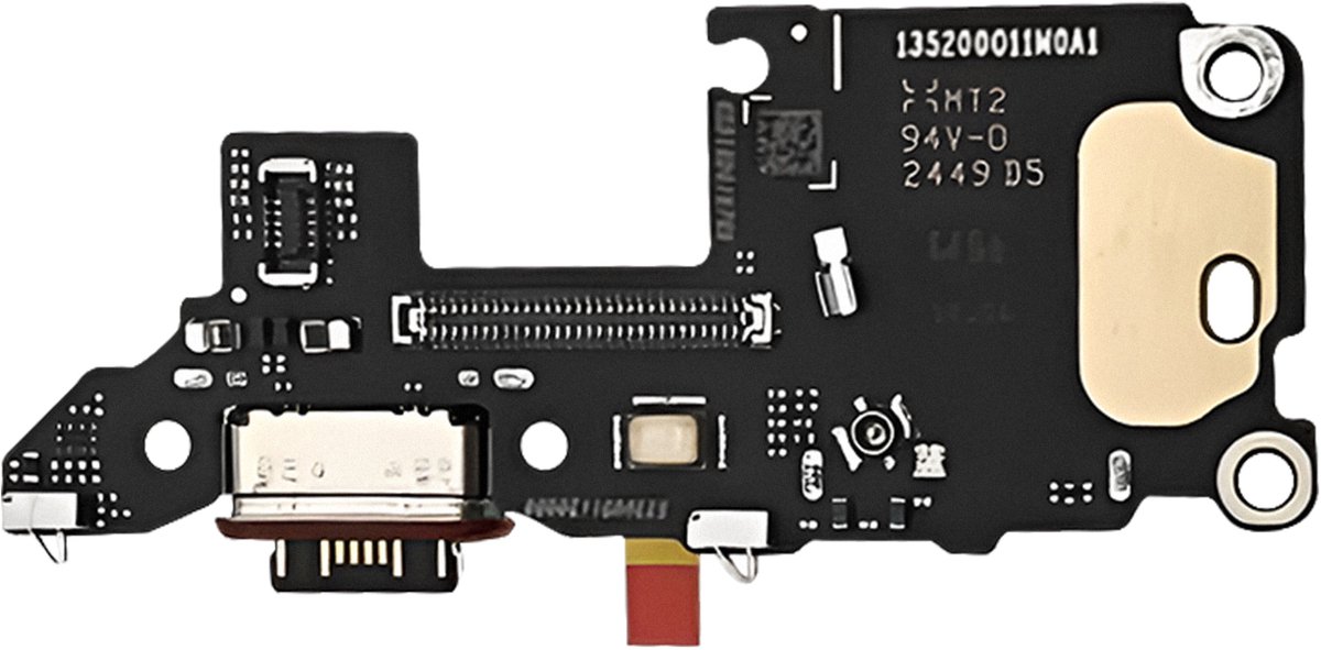 Xiaomi, Originele Oplaadconnector Xiaomi Poco F7 Pro met USB-C en SIM-kaartlezer, Zwart