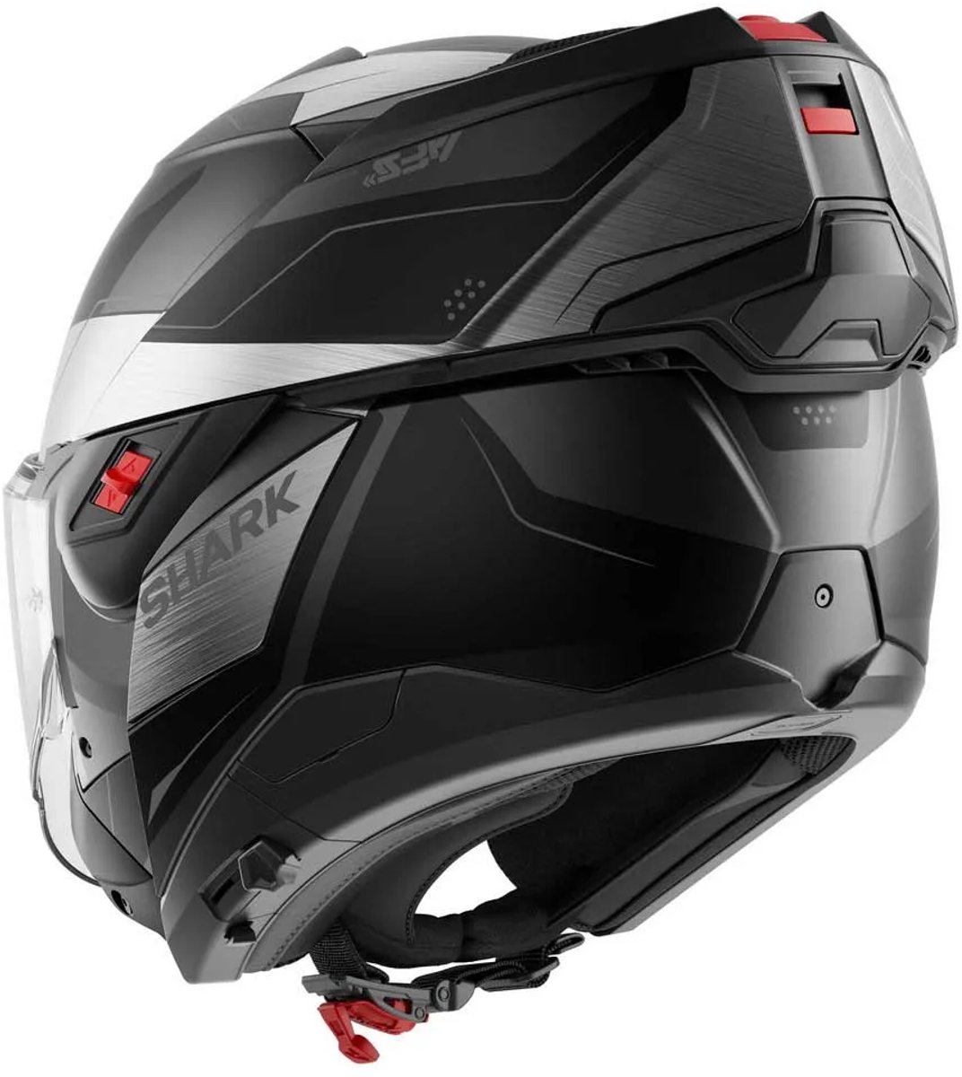 Shark Oxo Mekarium Ece Modulaire Helm Zwart L – foto 3