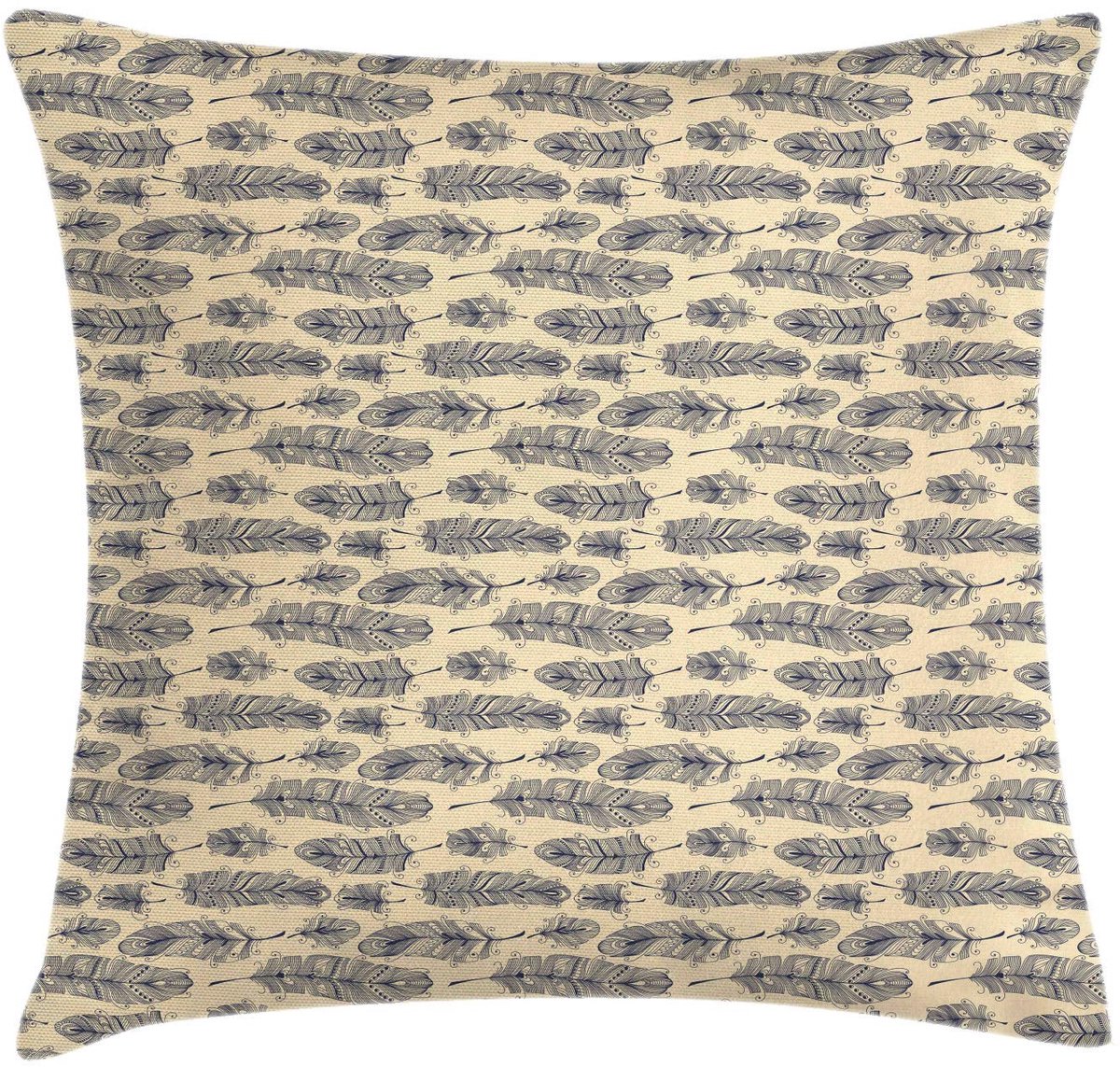 ABAKUHAUS Bohemien Kussenhoes 40x40 cm – Dubbelzijdig bedrukt – Donkerblauw Dunkelblau