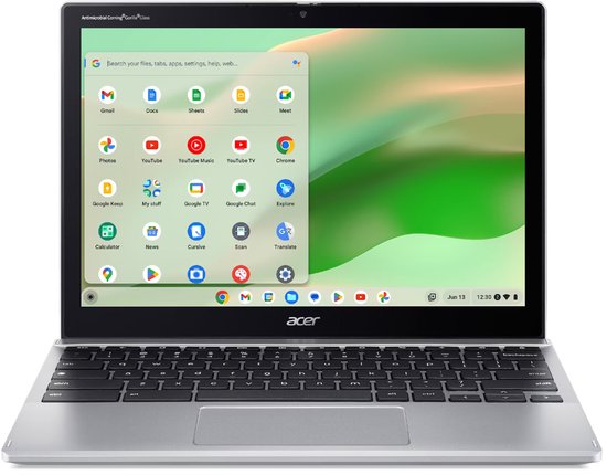 Acer Chromebook Spin 312 CP312-1H-C3AX - 2-in-1 Convertible - 12 inch - Touchscreen - 8GB - 64GB - Zilver - Azerty