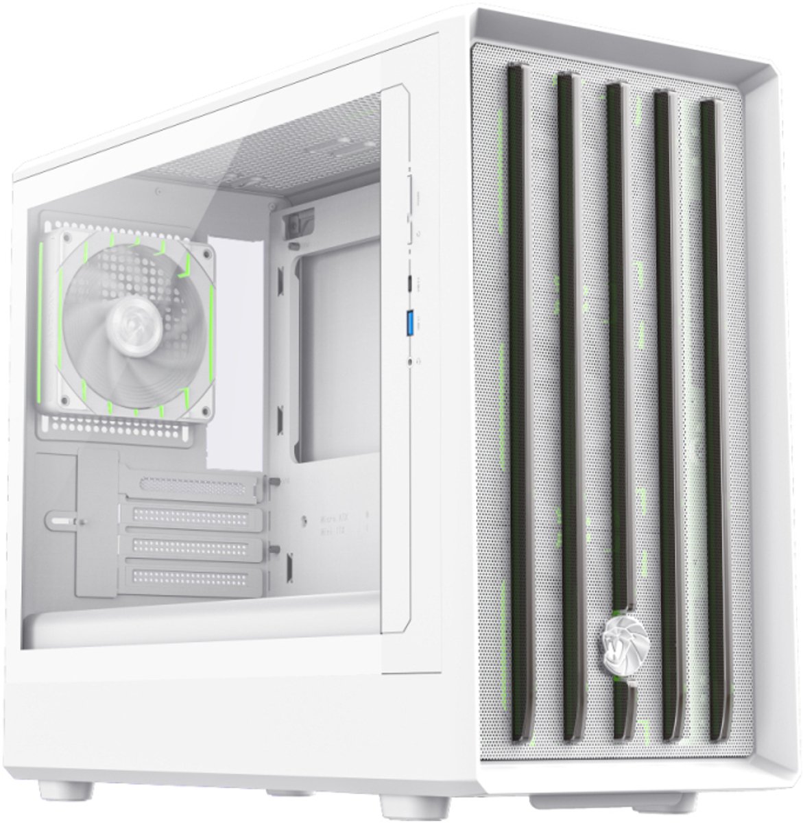 GameMax CLAW 360 WH Micro Tower Wit