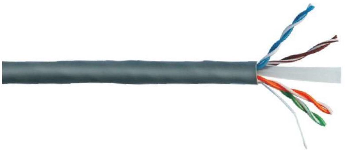 Link Accessori LK305U6ER netwerkkabel Grijs 305 m Cat6 U/UTP (UTP)