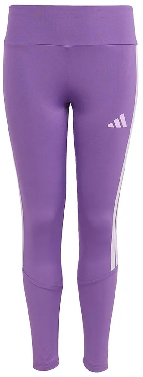 Adidas Train Essentials 3 Stripes Leggings 9-10 Years Meisjes Paars