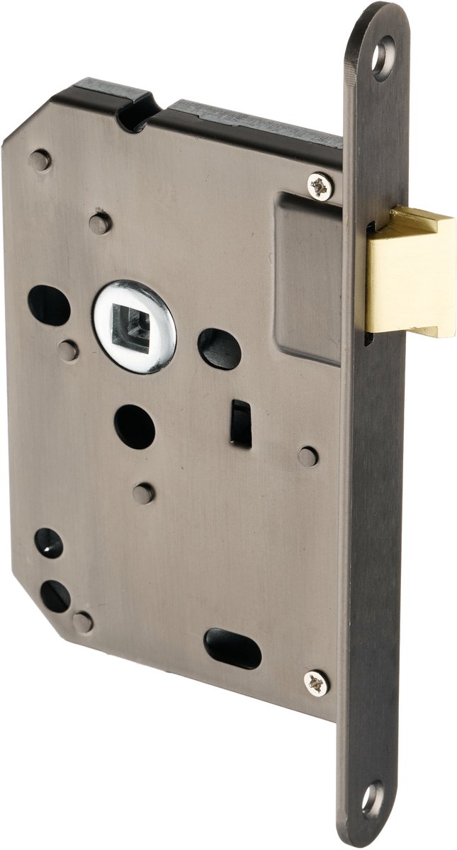 Ostiumhome® - Binnenwerk - Loopslot Gun Metal - Zonder Sluiting - Inclusief montagemateriaal