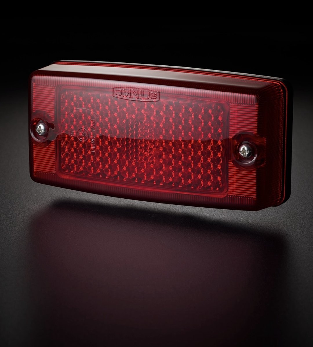 Omnius LED zijmarkeringslamp Rood