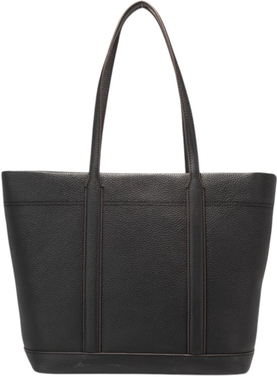 Bogner Cuir Sac à épaule Sac shopper Bozen Zeta Shopper Black Noir