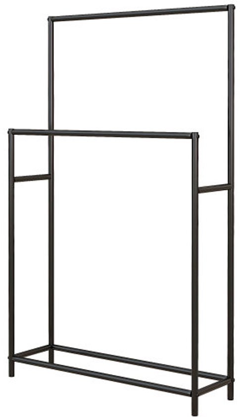 Sapho Hang handdoekhouder voor wastafel mat zwart 46cm kopen