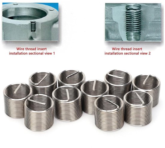 HANGLIFE M5 Heat-Set schroefdraadinzetstukken met inzetstukpunt, Heat-Set inzetstuk voor 3D-printcomponenten en kunststof onderdelen met soldeerboutpersgereedschap
