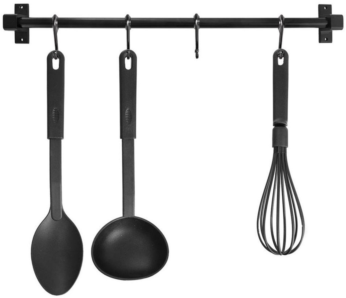 Orion - Keukentang - Zwart - 50,5 cm - Aluminium