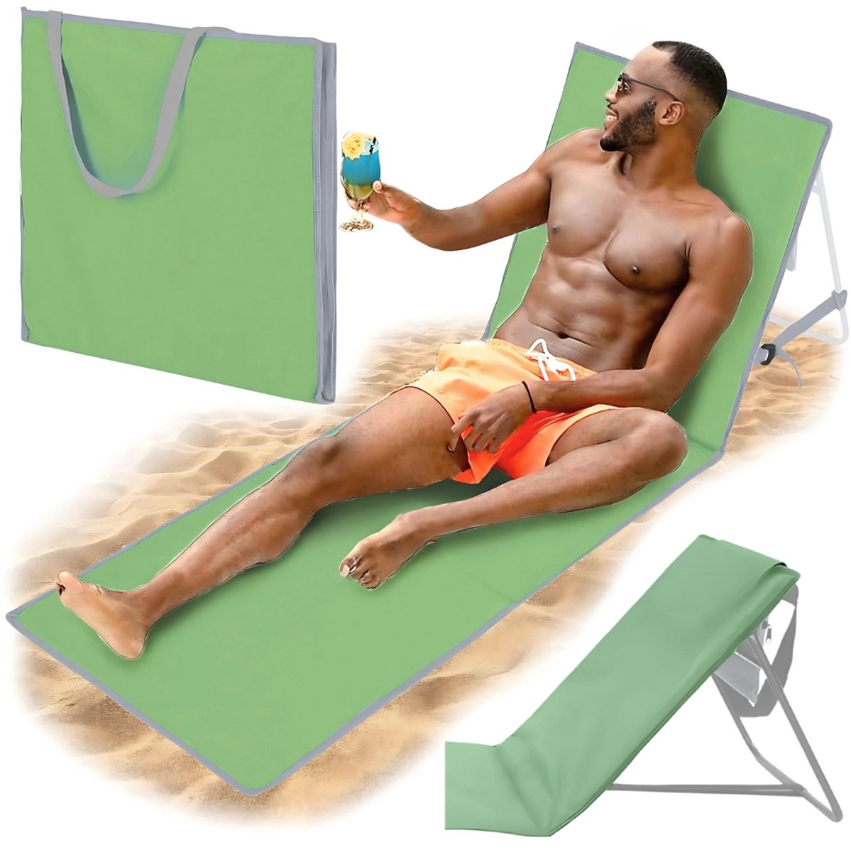 Sandos - Strandstoel - Opvouwbaar - Waterdicht - Ergonomisch